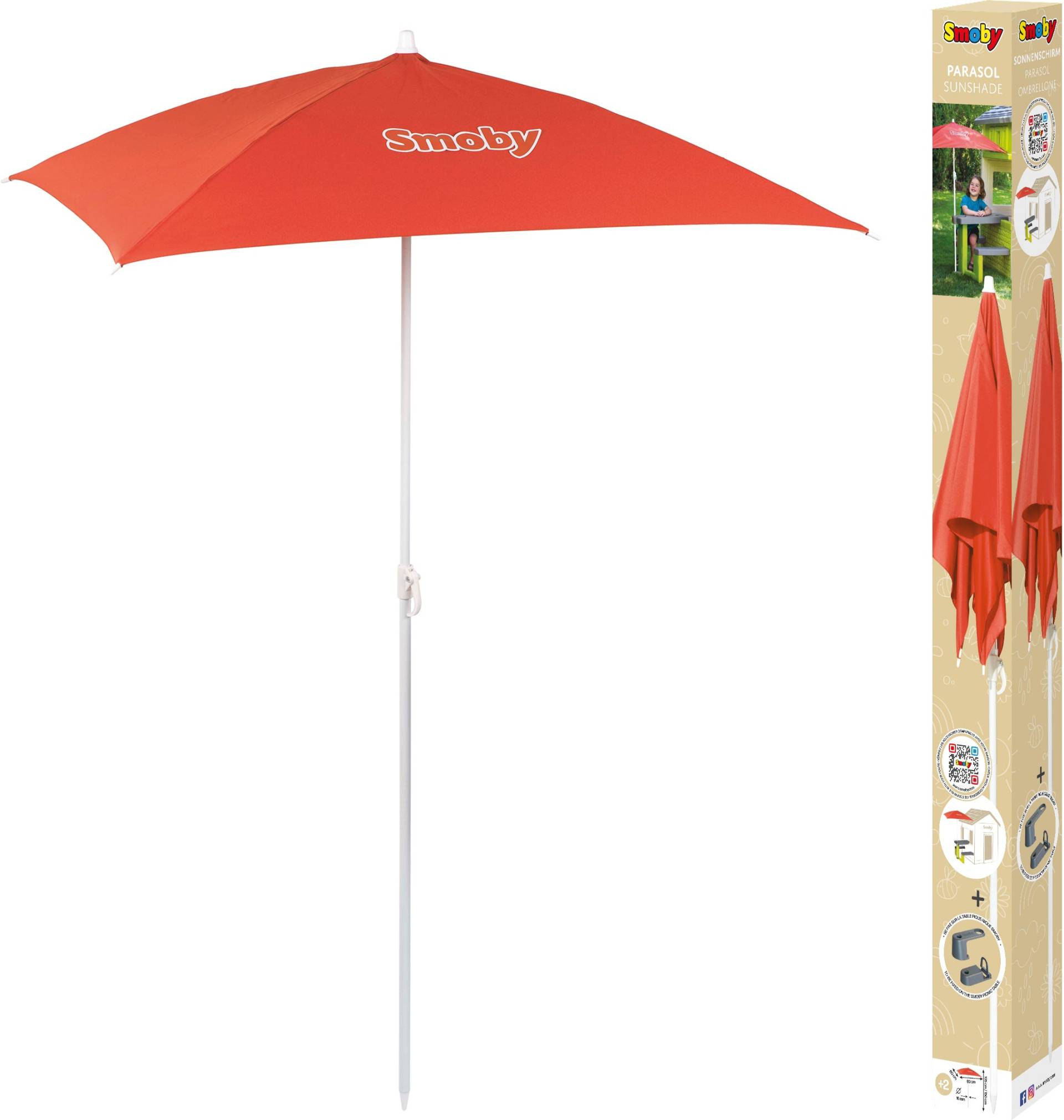 Smoby Sonnenschirm für Picknicktisch, Rot Smoby Sonnenschirm für Picknicktisch, Rot von Smoby