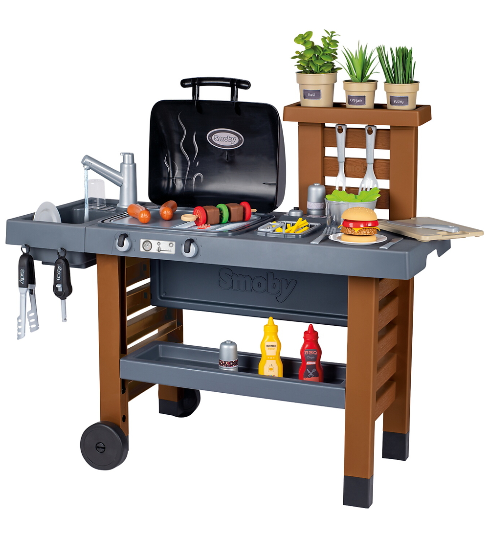 Smoby Spielgrill - Garden Küche - Smoby - One Size - Spielküchen von Smoby