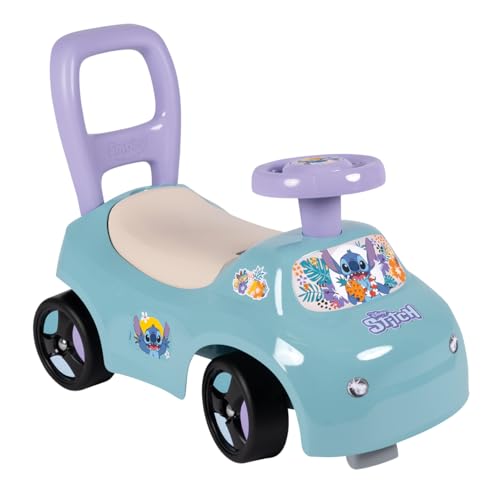 Smoby Stitch – Autoträger – Laufhilfe – Lenkrad – Kofferraum unter dem Sattel – ab 10 Monaten von Smoby