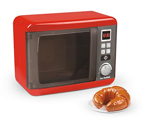 Smoby - Tefal Elektronische Mikrowelle - im original Tefal-Design, mit Licht- und Soundfunktion und Crossant mit Teller, für Kinder ab 3 Jahren Smoby - Tefal Elektronische Mikrowelle - im original Tefal-Design, mit Licht- und Soundfunktion und Crossant mit Teller, für Kinder ab 3 Jahren von Smoby