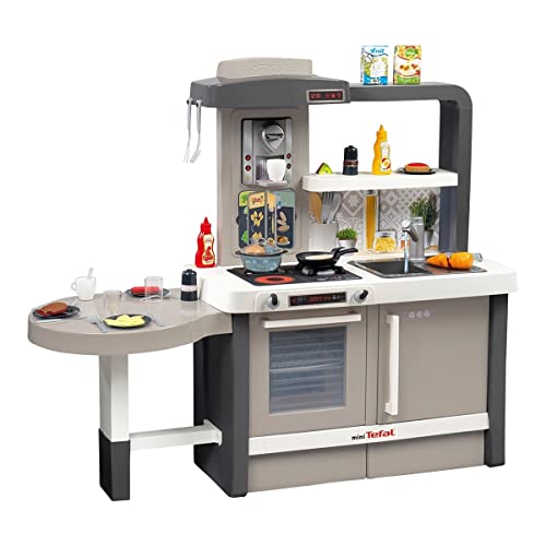 Smoby - Tefal Evo Küche – mitwachsende Kinderküche mit Spüle, Herd, Essecke, viel Zubehör, Wasserhahn mit Wasser-Pump-Funktion, magischer Pancake-Pfanne Smoby - Tefal Evo Küche – mitwachsende Kinderküche mit Spüle, Herd, Essecke, viel Zubehör, Wasserhahn mit Wasser-Pump-Funktion, magischer Pancake-Pfanne von Smoby
