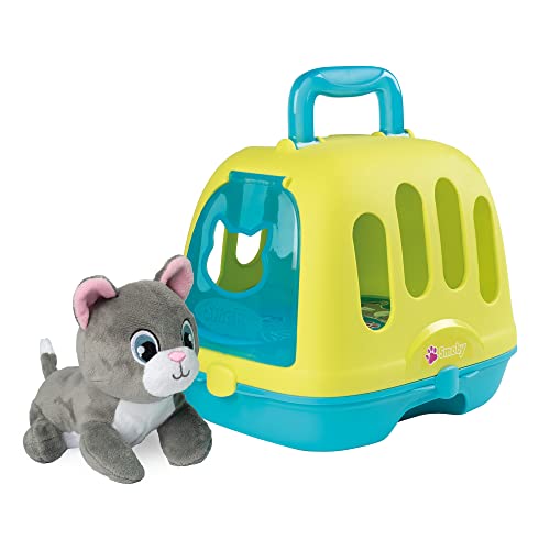 Smoby - Tierarzt-Spielset im Koffer – 2in1 Spielkoffer mit Arzt Zubehör und Katzen-Transportbox, inklusive miauender Stoffkatze, für Mädchen und Jungen ab 3 Jahren Smoby - Tierarzt-Spielset im Koffer – 2in1 Spielkoffer mit Arzt Zubehör und Katzen-Transportbox, inklusive miauender Stoffkatze, für Mädchen und Jungen ab 3 Jahren von Smoby