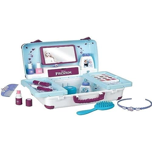 Smoby Toys - Die Eiskönigin Kosmetikkoffer - Styling- & Friseurkoffer mit Spielzeug-Kosmetik (unecht) & Zubehör - für Kinder ab 3 Jahren Smoby Toys - Die Eiskönigin Kosmetikkoffer - Styling- & Friseurkoffer mit Spielzeug-Kosmetik (unecht) & Zubehör - für Kinder ab 3 Jahren von Smoby