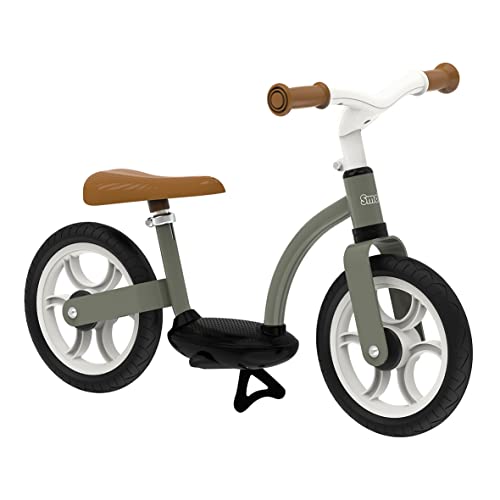 Smoby - Laufrad Komfort - höhenverstellbares Kinderlaufrad mit Trittbrett und Ständer, Sitzhöhe (33-38 cm), für Kinder ab 2 Jahren von Smoby
