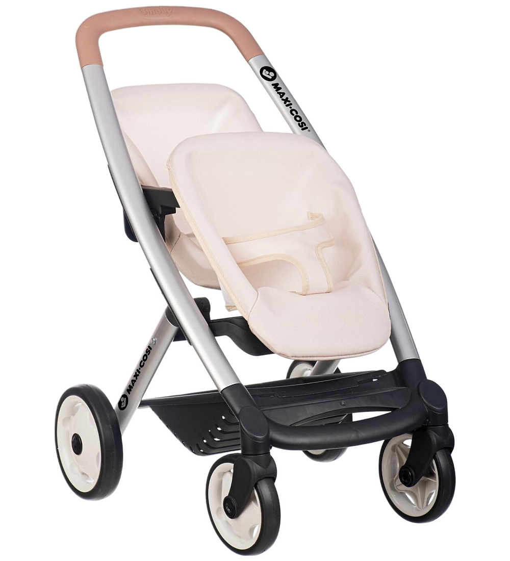 Smoby Zwillingskinderwagen für Puppen - Maxi-Cosi - Beige - Smoby - One Size - Puppenwagen Smoby Zwillingskinderwagen für Puppen - Maxi-Cosi - Beige - Smoby - One Size - Puppenwagen von Smoby