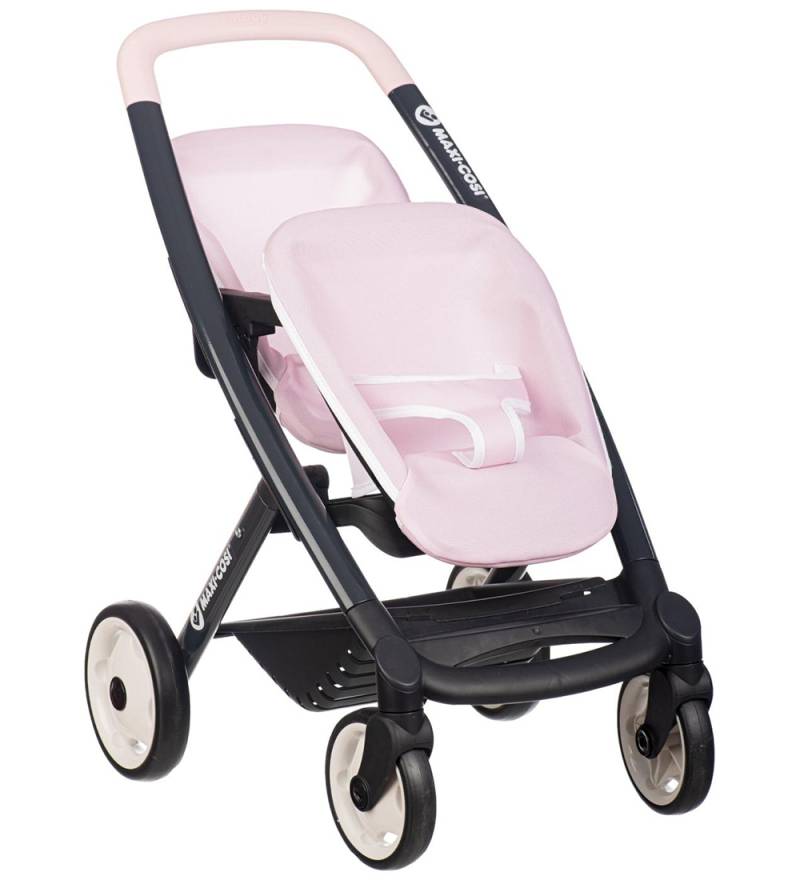 Smoby Zwillingskinderwagen für Puppen - Maxi-Cosi - Pink - Smoby - One Size - Puppenwagen Smoby Zwillingskinderwagen für Puppen - Maxi-Cosi - Pink - Smoby - One Size - Puppenwagen von Smoby