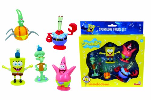 SpongeBob Squarepants 5 Figuren Packung [UK Import] von Smoby