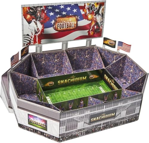 Snackstadium Deine Snackbar für spannende Footballabende, für echte American Football Fans, Geschenk, Super Bowl, Ready für Dein Gameday, NFL Fan (Team Blau) von Snackadium