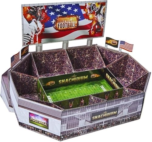 Snackstadium Deine Snackbar für spannende Footballabende, für echte American Football Fans, Geschenk, Super Bowl, Ready für Dein Gameday, NFL Fan (Team Marineblau) von Snackadium