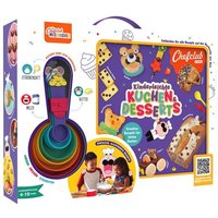 Chefclub Kids - Set: Rezeptbuch - Kinderleichte Kuchen & Desserts mit Chefclub Messbechern von Snacking Media