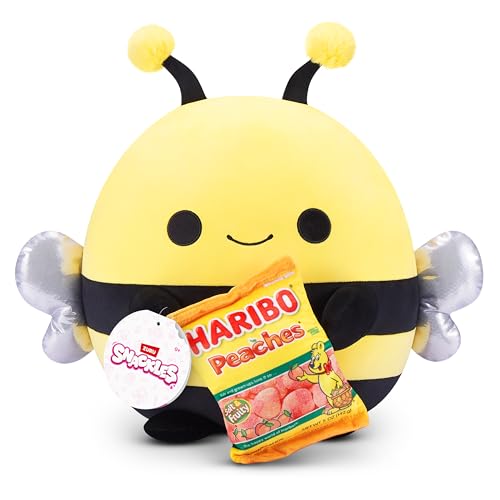 Snackles-CORE Licensed-Series 3-Plush 14" Bee with Haribo (Peaches) von Snackles