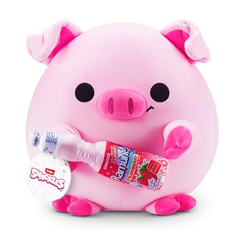 Snackles-CORE Licensed-Series 3-Plush 14" Piggy with Sangaria Strawberry Ramune von Snackles