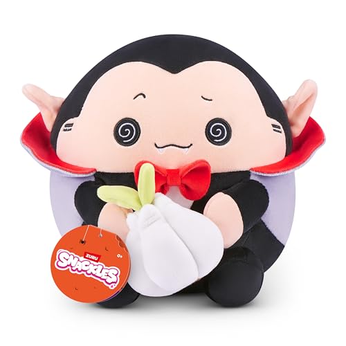 Snackles Halloween Serie 1, 20 cm großes Plüschspielzeug (Draco) von ZURU, Plüschspielzeug mit Snack-Accessoire von Snackles