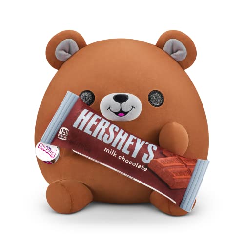 Snackles Series 1 Bear (Hersheys), Surprise Medium Plush, Ultra Soft Plush, 35 cm, Collectible Plush with Real Brands (Bear) von Snackles