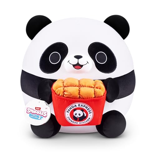 Snackles Serie 2 35 cm ZURU Kuschelig-weiches, beruhigendes, 35 cm großes Plüschspielzeug mit Snackmarken-Accessoire (Andy) von Snackles