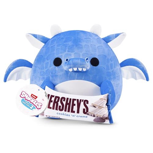 Snackles Serie 2 35 cm ZURU Kuschelig-weiches, beruhigendes, 35 cm großes Plüschspielzeug mit lizenziertem Snackmarken-Accessoire (Blaze) von Snackles