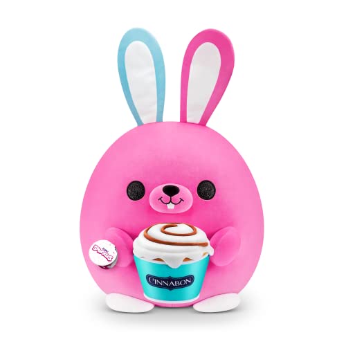 Snackles Series 1 Bunny (Cinnabon), Surprise Medium Plush, Ultra Soft Plush, 35 cm, Collectible Plush with Real Brands (Bunny) von Snackles