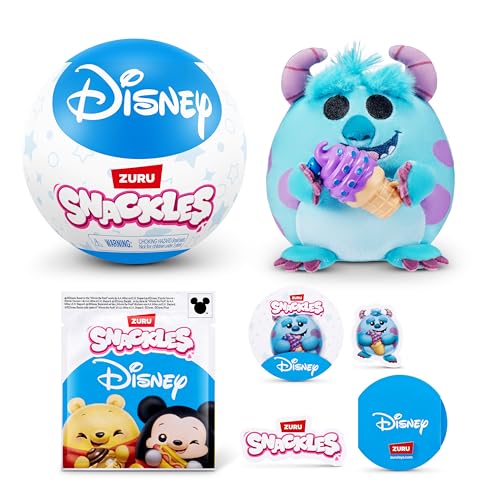 Snackles lizenzierte Figur Disney 13 cm großes Plüschspielzeug von ZURU, Plüschspielzeug mit Snack-Accessoire Snackles lizenzierte Figur Disney 13 cm großes Plüschspielzeug von ZURU, Plüschspielzeug mit Snack-Accessoire von Snackles