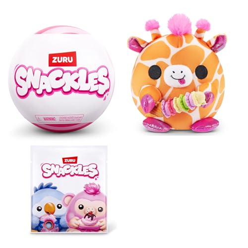 Snackles nicht 13 cm großes Plüschspielzeug Serie 1 von ZURU, Plüschspielzeug mit Snack-Accessoire Snackles nicht 13 cm großes Plüschspielzeug Serie 1 von ZURU, Plüschspielzeug mit Snack-Accessoire von Snackles
