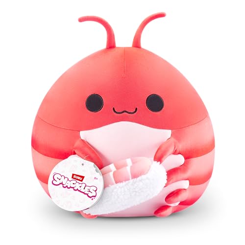 Snackles nicht Lizenziertes, 20 cm großes Plüschspielzeug Serie 1 (Rachel) von ZURU, Plüschspielzeug mit Snack-Accessoire von Snackles