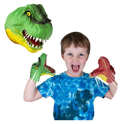 Snap Attack - T-Rex von Deluxebase. Handpuppe für Kinder, EIN tolles ADHS-Spielzeug und Autismus Spielzeug für Jungen und Mädchen. von Snap Attack