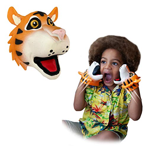 Snap Attack - Tiger von Deluxebase. Handpuppe für Kinder, EIN tolles ADHS-Spielzeug und Autismus Spielzeug für Jungen und Mädchen. von Snap Attack