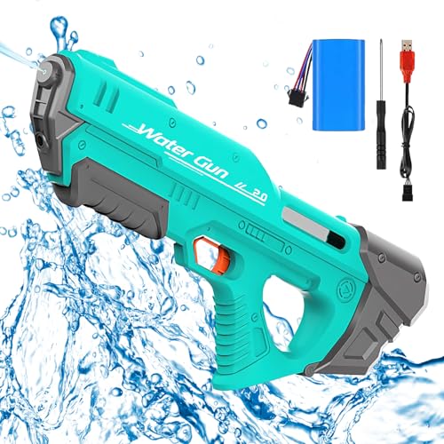 Snarflun Wasserpistole mit automatischer Wasseraufnahme, Reichweite bis zu 10 m, für Erwachsene und Kinder ab 3 Jahren Snarflun Wasserpistole mit automatischer Wasseraufnahme, Reichweite bis zu 10 m, für Erwachsene und Kinder ab 3 Jahren von Snarflun