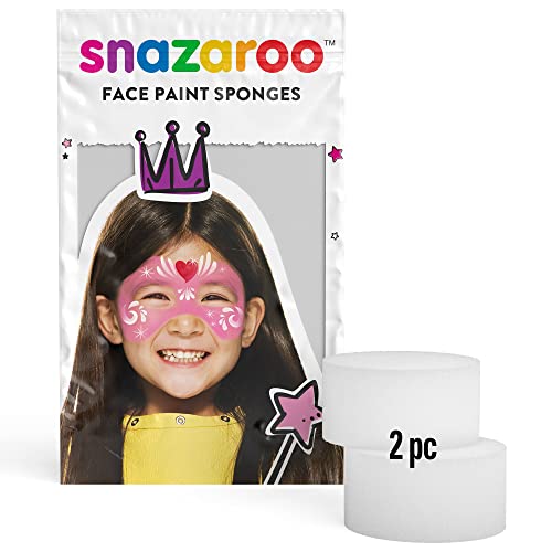Snazaroo 1198010 Schmink Schwämmchen, feinporig, Schminken, Make Up Schwamm, Karneval, Halloween, Mottoparty - 2 Stück im Set Snazaroo 1198010 Schmink Schwämmchen, feinporig, Schminken, Make Up Schwamm, Karneval, Halloween, Mottoparty - 2 Stück im Set von Snazaroo