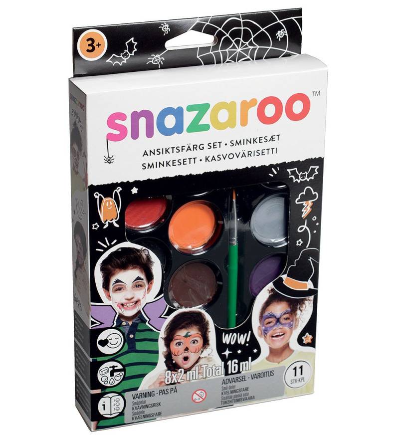 Snazaroo Kinderschminke - 11 Teile - Halloween - Snazaroo - One Size - Schminke Snazaroo Kinderschminke - 11 Teile - Halloween - Snazaroo - One Size - Schminke von Snazaroo