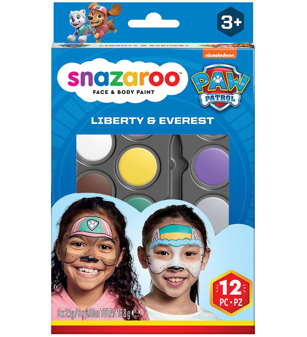 Snazaroo Kinderschminke - 12 Teile - Paw Patrol - Liberty und Ev - Snazaroo - One Size - Schminke Snazaroo Kinderschminke - 12 Teile - Paw Patrol - Liberty und Ev - Snazaroo - One Size - Schminke von Snazaroo