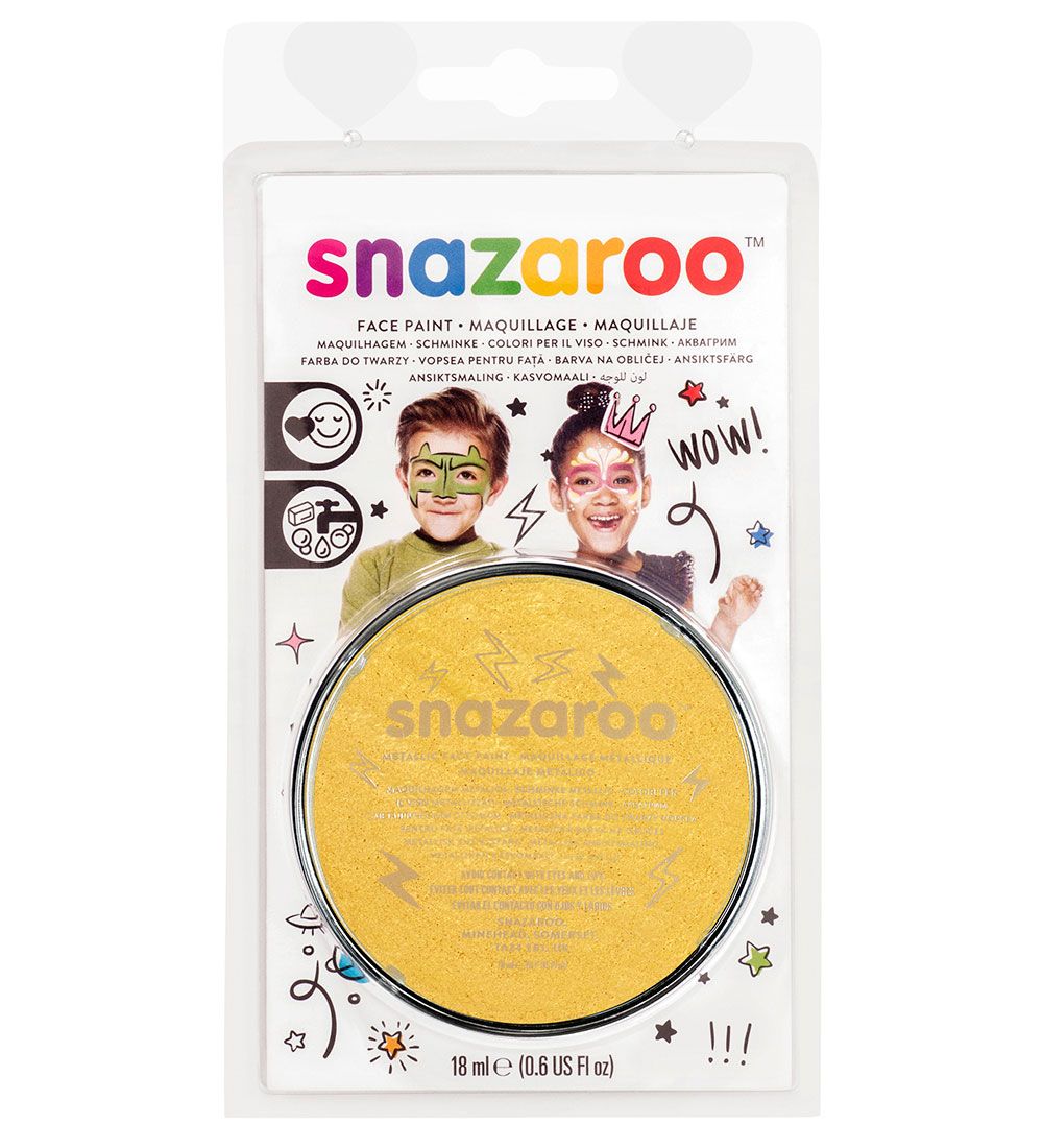 Snazaroo Kinderschminke - 18 ml - Gold - Snazaroo - One Size - Schminke Snazaroo Kinderschminke - 18 ml - Gold - Snazaroo - One Size - Schminke von Snazaroo