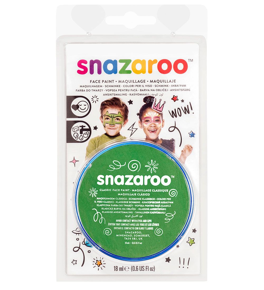 Snazaroo Kinderschminke - 18 ml - Gras Green - Snazaroo - One Size - Schminke Snazaroo Kinderschminke - 18 ml - Gras Green - Snazaroo - One Size - Schminke von Snazaroo