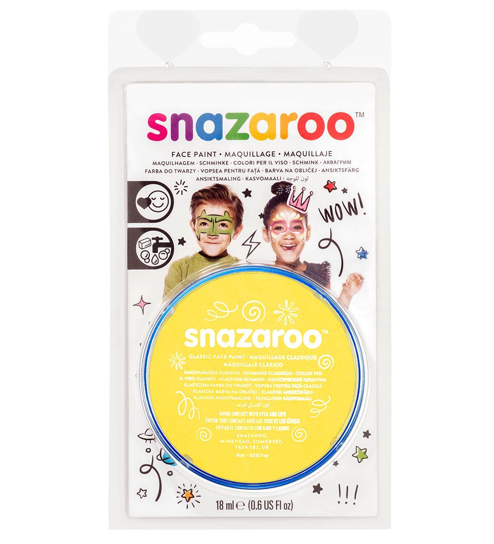 Snazaroo Kinderschminke - 18 ml - Hell Yellow - Snazaroo - One Size - Schminke Snazaroo Kinderschminke - 18 ml - Hell Yellow - Snazaroo - One Size - Schminke von Snazaroo