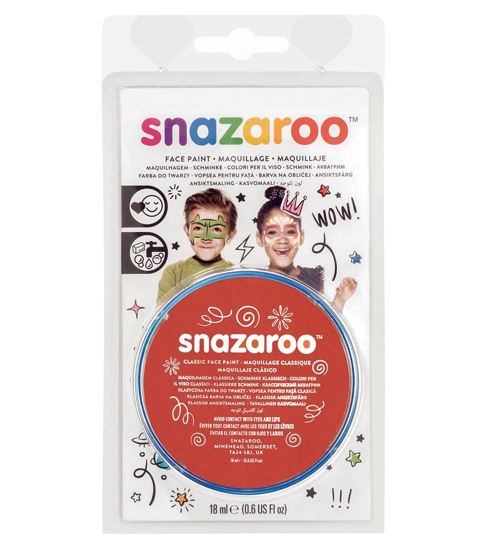 Snazaroo Kinderschminke - 18 ml - Leuchtendes Rot - Snazaroo - One Size - Schminke Snazaroo Kinderschminke - 18 ml - Leuchtendes Rot - Snazaroo - One Size - Schminke von Snazaroo