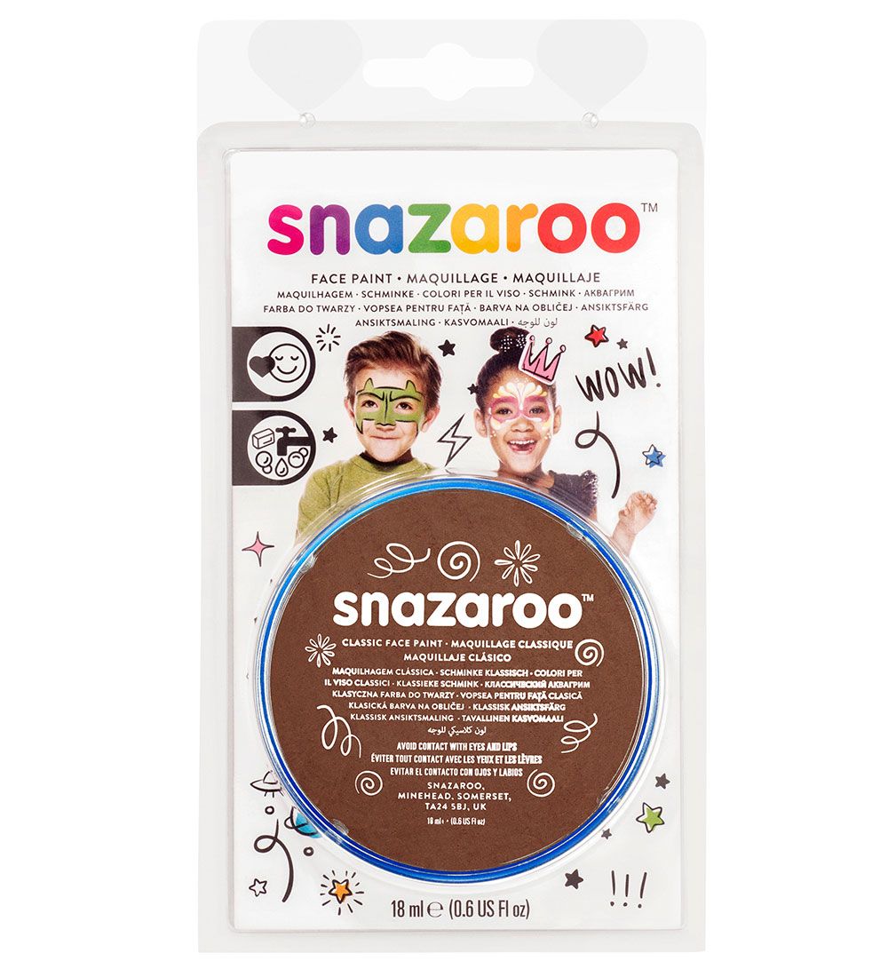 Snazaroo Kinderschminke - 18 ml - Light Brown - Snazaroo - One Size - Schminke Snazaroo Kinderschminke - 18 ml - Light Brown - Snazaroo - One Size - Schminke von Snazaroo