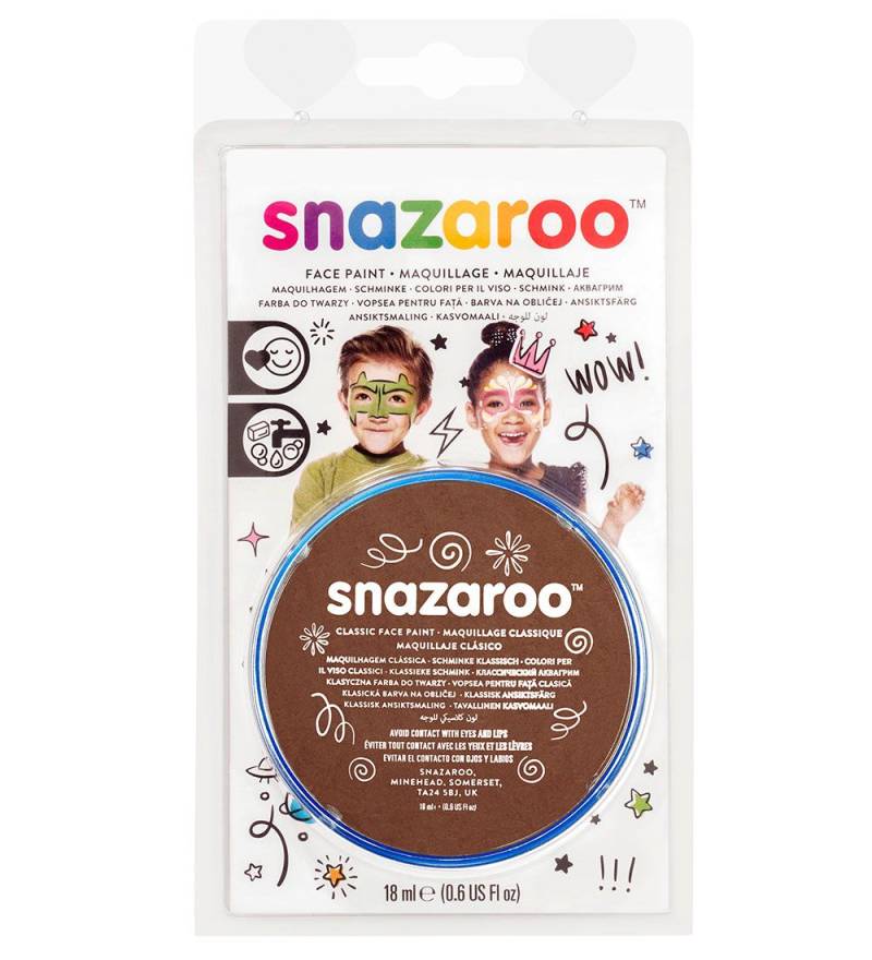 Snazaroo Kinderschminke - 18 ml - Light Brown - Snazaroo - One Size - Schminke Snazaroo Kinderschminke - 18 ml - Light Brown - Snazaroo - One Size - Schminke von Snazaroo