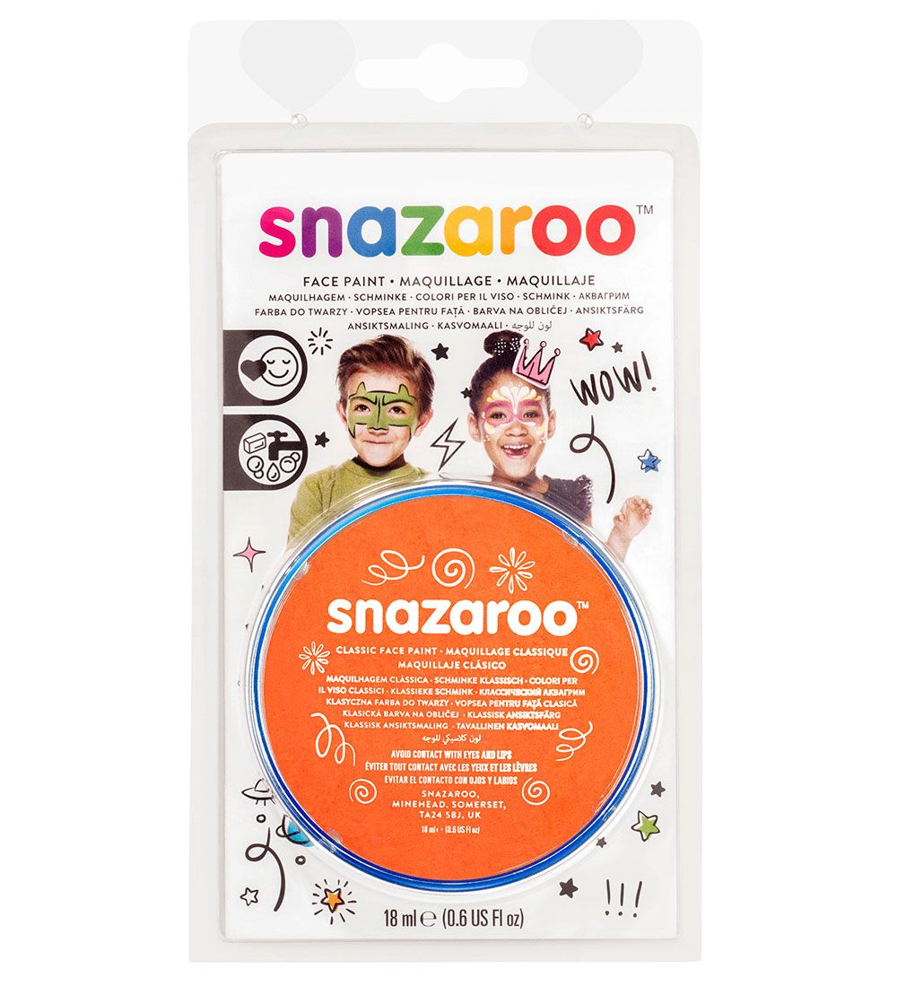 Snazaroo Kinderschminke - 18 ml - Orange - Snazaroo - One Size - Schminke Snazaroo Kinderschminke - 18 ml - Orange - Snazaroo - One Size - Schminke von Snazaroo