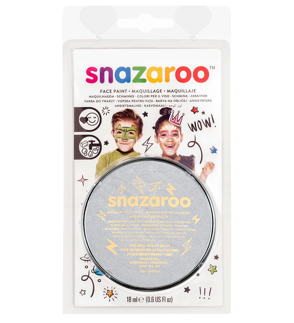 Snazaroo Kinderschminke - 18 ml - Silber - Snazaroo - One Size - Schminke Snazaroo Kinderschminke - 18 ml - Silber - Snazaroo - One Size - Schminke von Snazaroo