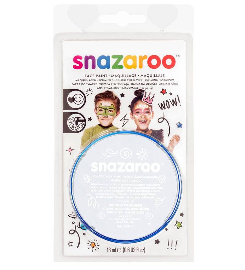 Snazaroo Kinderschminke - 18 ml - White - Snazaroo - One Size - Schminke Snazaroo Kinderschminke - 18 ml - White - Snazaroo - One Size - Schminke von Snazaroo