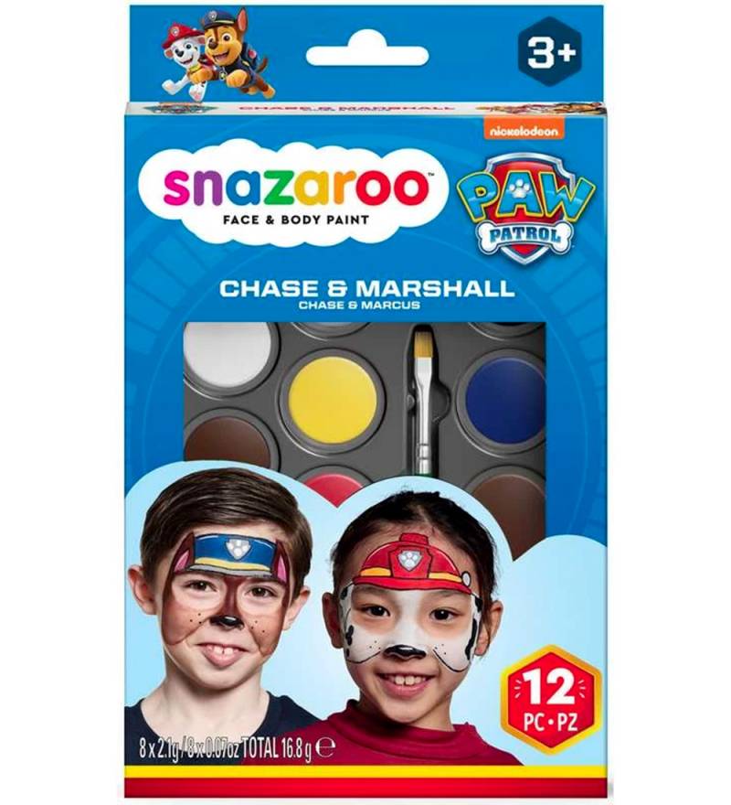 Snazaroo Kinderschminke - 8 Farben - Paw Patrol Chase & Marshall - Snazaroo - One Size - Schminke Snazaroo Kinderschminke - 8 Farben - Paw Patrol Chase & Marshall - Snazaroo - One Size - Schminke von Snazaroo