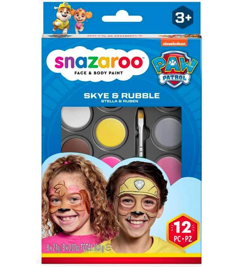 Snazaroo Kinderschminke - 8 Farben - Paw Patrol Sky & Rubble - Snazaroo - One Size - Schminke Snazaroo Kinderschminke - 8 Farben - Paw Patrol Sky & Rubble - Snazaroo - One Size - Schminke von Snazaroo