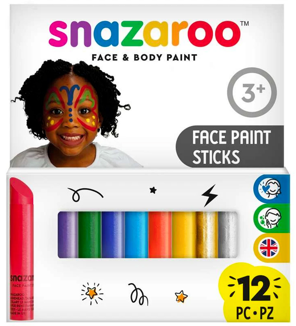Snazaroo Kinderschminke - Gründer - 12 st. - Snazaroo - One Size - Schminke Snazaroo Kinderschminke - Gründer - 12 st. - Snazaroo - One Size - Schminke von Snazaroo