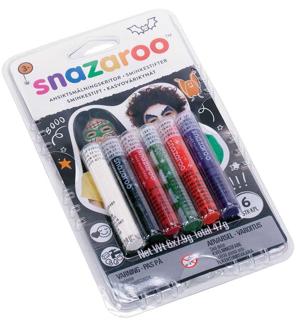 Snazaroo Kinderschminke - Gründer - 6 st. - Halloween - Snazaroo - One Size - Schminke Snazaroo Kinderschminke - Gründer - 6 st. - Halloween - Snazaroo - One Size - Schminke von Snazaroo