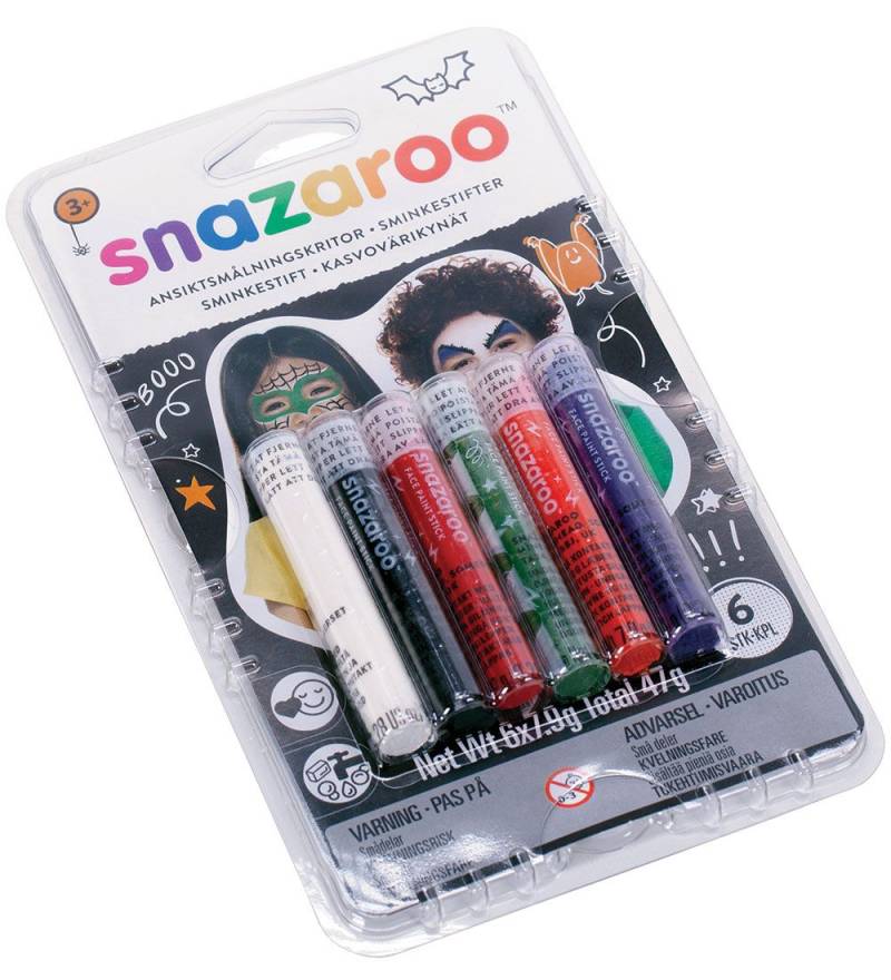 Snazaroo Kinderschminke - Gründer - 6 st. - Halloween - Snazaroo - One Size - Schminke Snazaroo Kinderschminke - Gründer - 6 st. - Halloween - Snazaroo - One Size - Schminke von Snazaroo