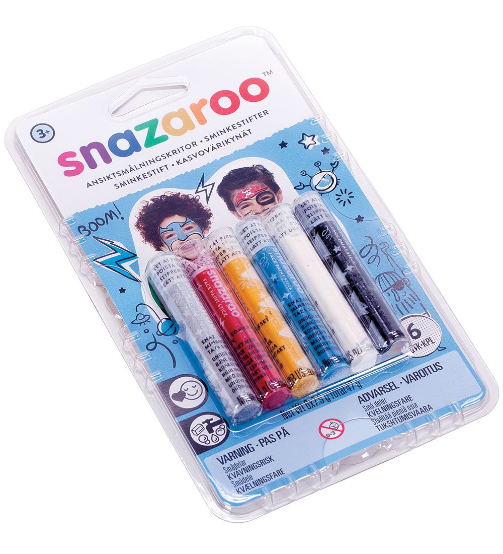 Snazaroo Kinderschminke - Gründer - 6 st. - Snazaroo - One Size - Schminke Snazaroo Kinderschminke - Gründer - 6 st. - Snazaroo - One Size - Schminke von Snazaroo
