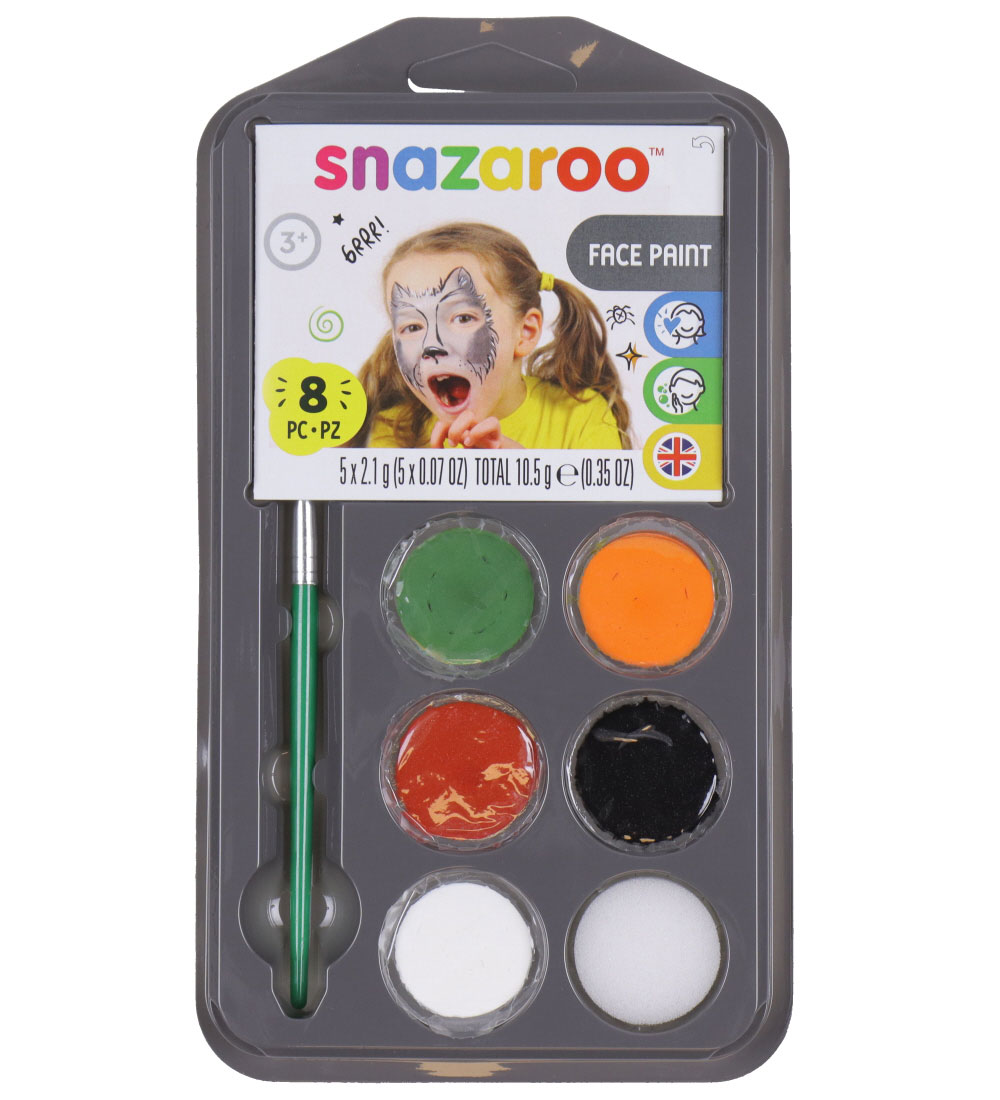 Snazaroo Kinderschminke - Halloween - 7 Teile + 1 Ideenheft - Snazaroo - One Size - Schminke Snazaroo Kinderschminke - Halloween - 7 Teile + 1 Ideenheft - Snazaroo - One Size - Schminke von Snazaroo