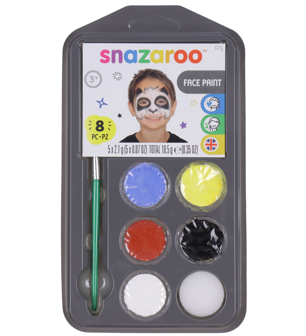 Snazaroo Kinderschminke - Summer - 7 Teile + 1 Ideenheft - Snazaroo - One Size - Schminke von Snazaroo