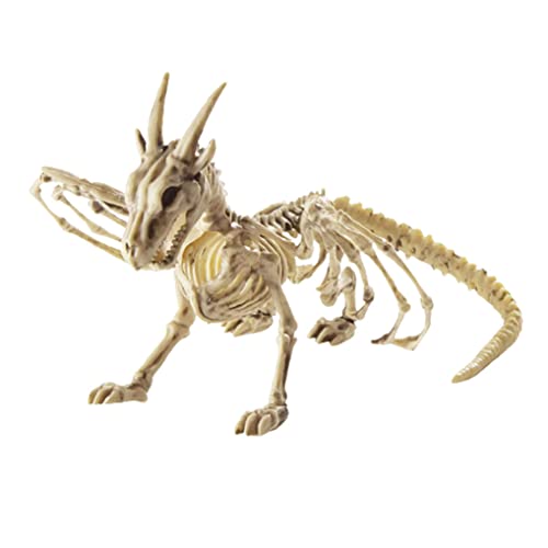 Halloween -Dekorationen Kunststoff lebensechter gruseliger Drachen Skelett gruselige Tierknochen Ornament von Snner