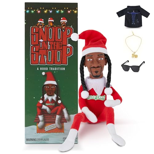 Snoop Dogg Snoop on a Stoop Weihnachtself Puppe, 30,5 cm kleine Plüschtiere Regal Dekor, inklusive Elfenspielzeug, extra T-Shirt, Sonnenbrille und Halskette Snoop Dogg Snoop on a Stoop Weihnachtself Puppe, 30,5 cm kleine Plüschtiere Regal Dekor, inklusive Elfenspielzeug, extra T-Shirt, Sonnenbrille und Halskette von Snoop Dogg