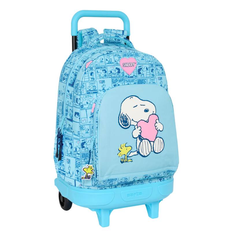Schulrucksack Snoopy Love Blau 33 x 45 x 22 cm von Snoopy